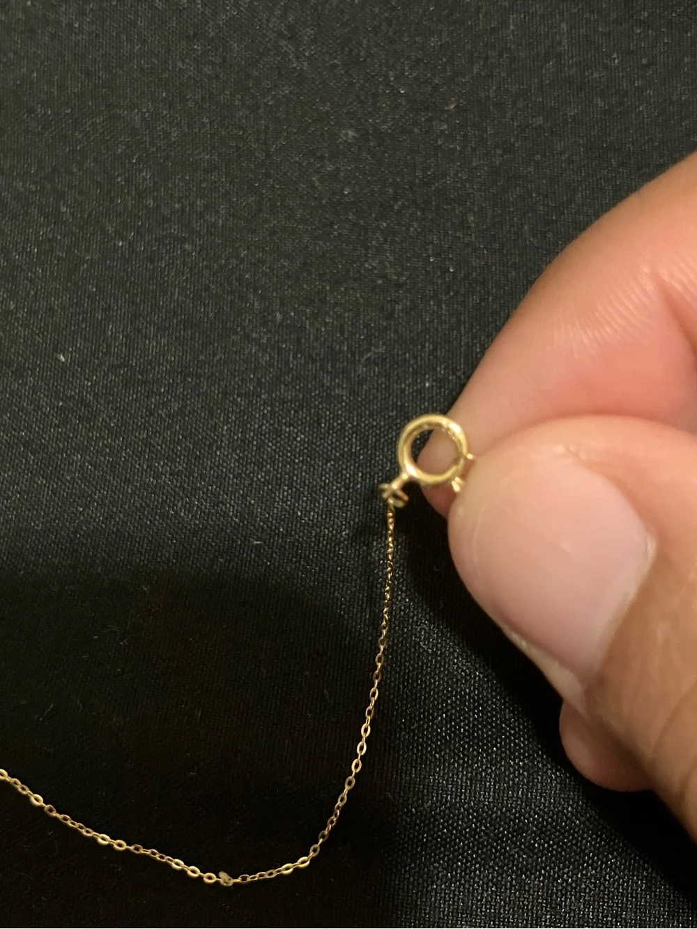 10K Gold Flower Anklet